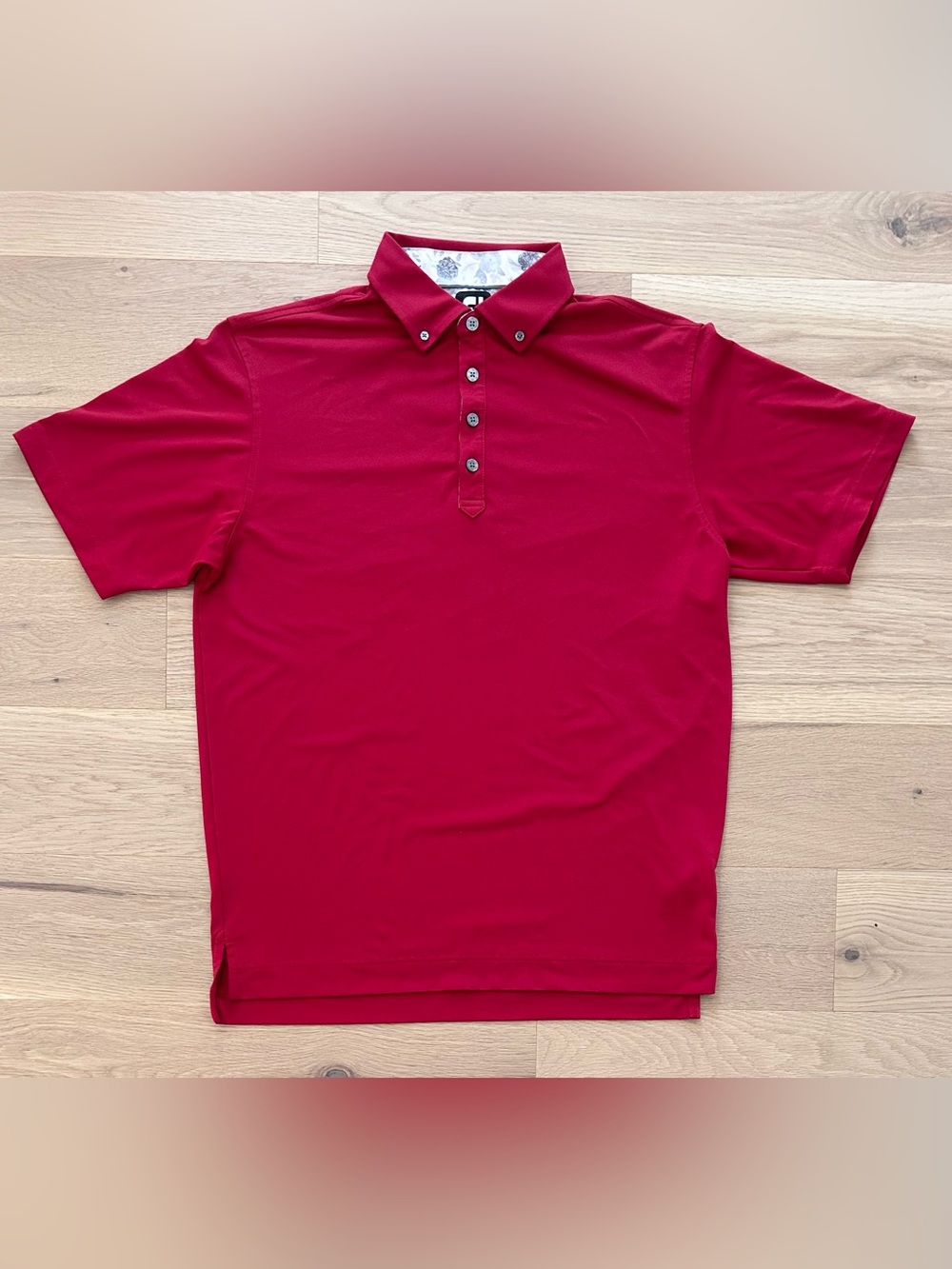 Footjoy Golf Short Sleeve Button Polo Shirt